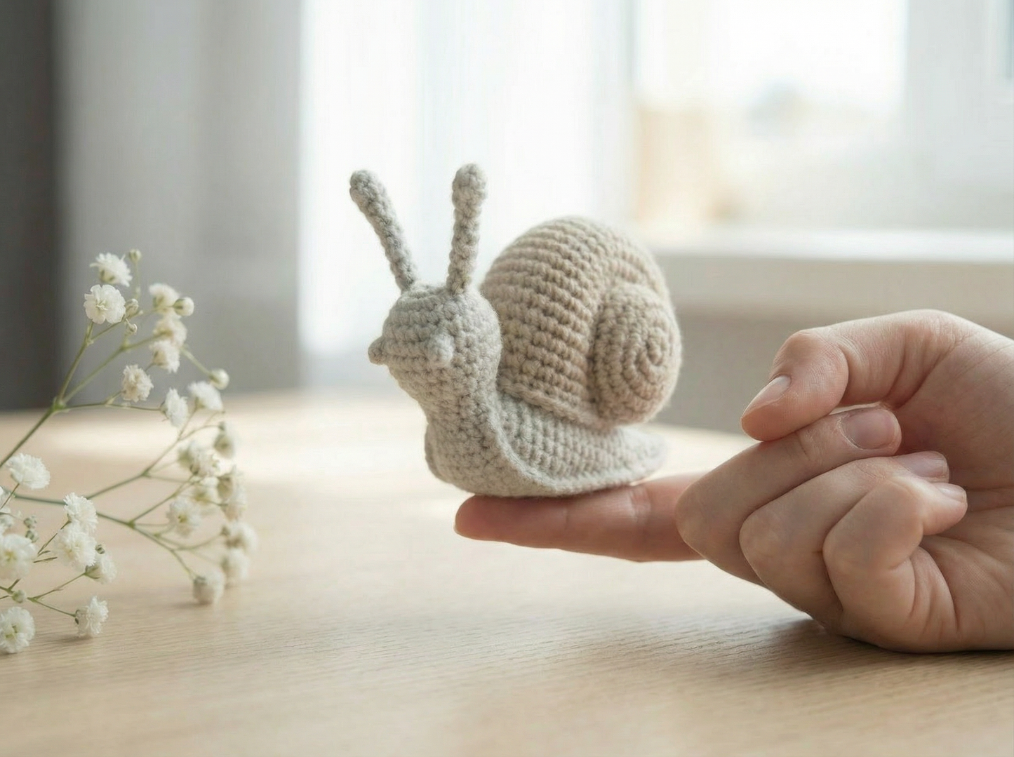 Slow & Sweet: Amigurumi Snail Crochet Pattern (PDF)
