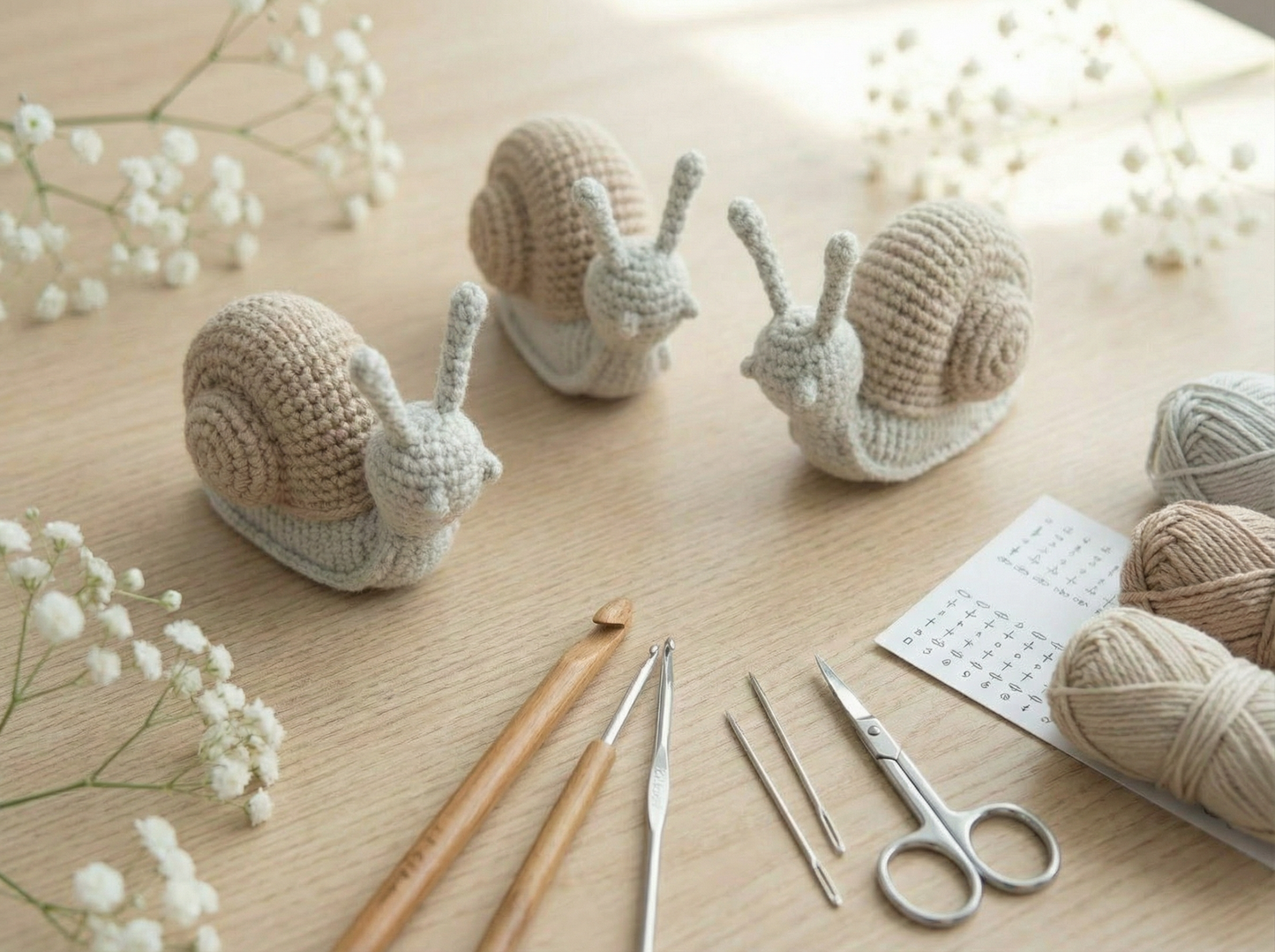 Slow & Sweet: Amigurumi Snail Crochet Pattern (PDF)