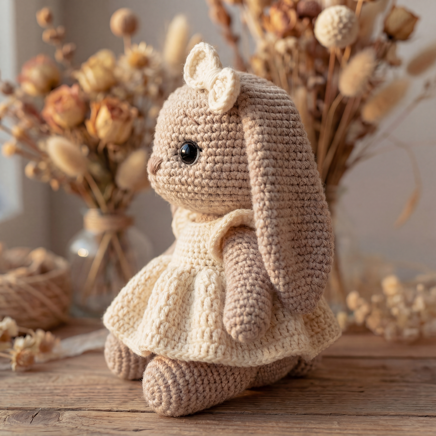 Adorable Amigurumi Bunny Crochet Pattern - Intermediate PDF Guide